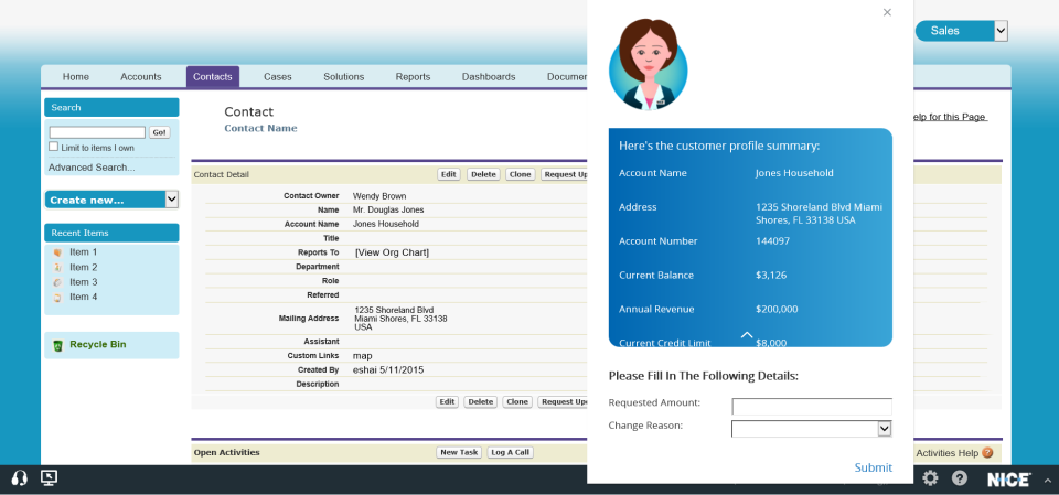screenshot of NICE Robotic Automation